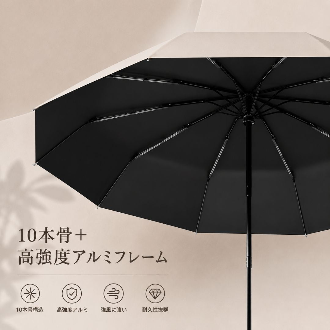 Haibai SunRain™ 晴雨兼用自動開閉傘