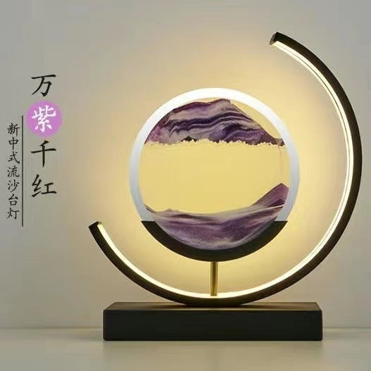 魔法の砂アートLEDランプ — 空間を魅了する癒しのインテリア