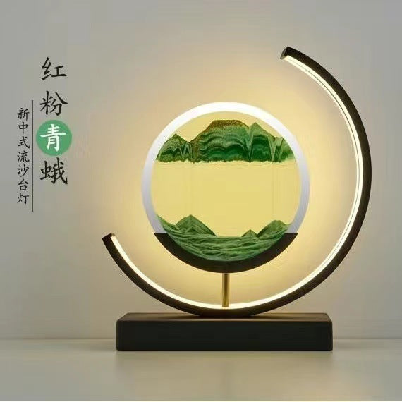 魔法の砂アートLEDランプ — 空間を魅了する癒しのインテリア